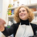 friendly customer support person on phone