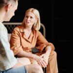 parent talking to teenager about phone