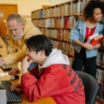 student accessing files cloud