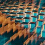 abstract computer security lock