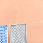 RV awning carpet setup