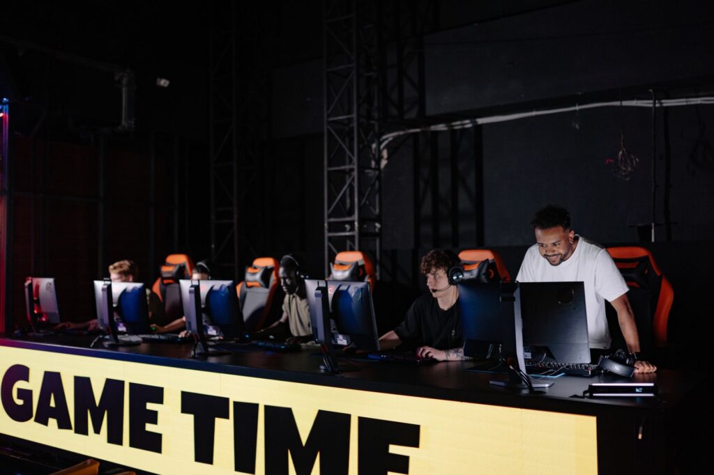 competitive gaming setup