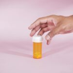 prescription bottle with label