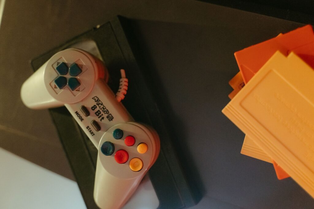 retro gaming console collection