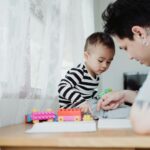 parent and child using tablet